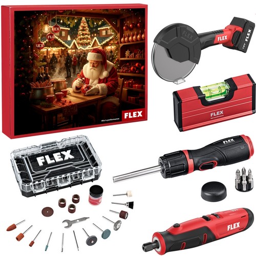 Flex adventskalender 2026 akku - flex,